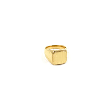 Cargar imagen en el visor de la galería, ANILLO ACERO SQUARE GOLD&amp;SILVER