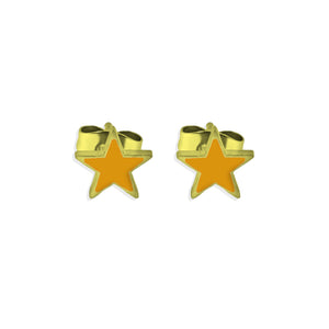 ARETES ACERO COLOR STAR