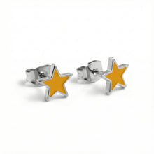 Cargar imagen en el visor de la galería, Aretes Acero Color Star