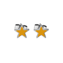 Cargar imagen en el visor de la galería, ARETES ACERO COLOR STAR