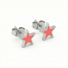 Cargar imagen en el visor de la galería, Aretes Acero Color Star