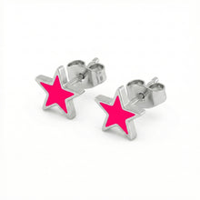 Cargar imagen en el visor de la galería, Aretes Acero Color Star