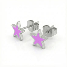 Cargar imagen en el visor de la galería, Aretes Acero Color Star