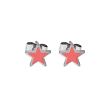 Cargar imagen en el visor de la galería, ARETES ACERO COLOR STAR