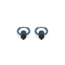 Cargar imagen en el visor de la galería, Aretes Arracada Dark Blue Cráneo Mini