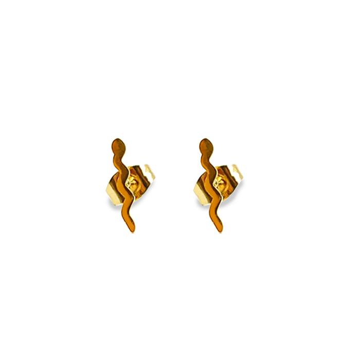 ARETES ACERO GOLD SNAKE