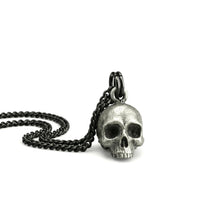 Cargar imagen en el visor de la galería, Collar Cráneo Bronce