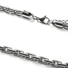 Cargar imagen en el visor de la galería, Cadena Steel Silver Ovale Premium Collection