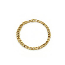 Cargar imagen en el visor de la galería, Pulsera Steel Gold Liquid Link