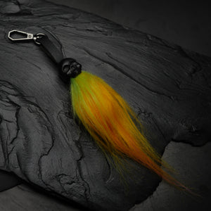 LLAVERO PELUCHE LONG METALLIC SKULL COLORS