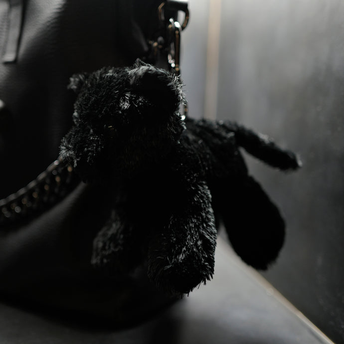 LLAVERO PELUCHE BLACK CAT