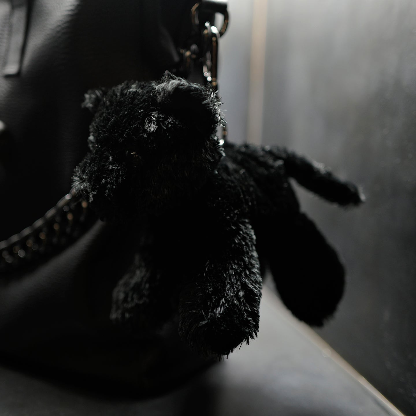 LLAVERO PELUCHE BLACK CAT