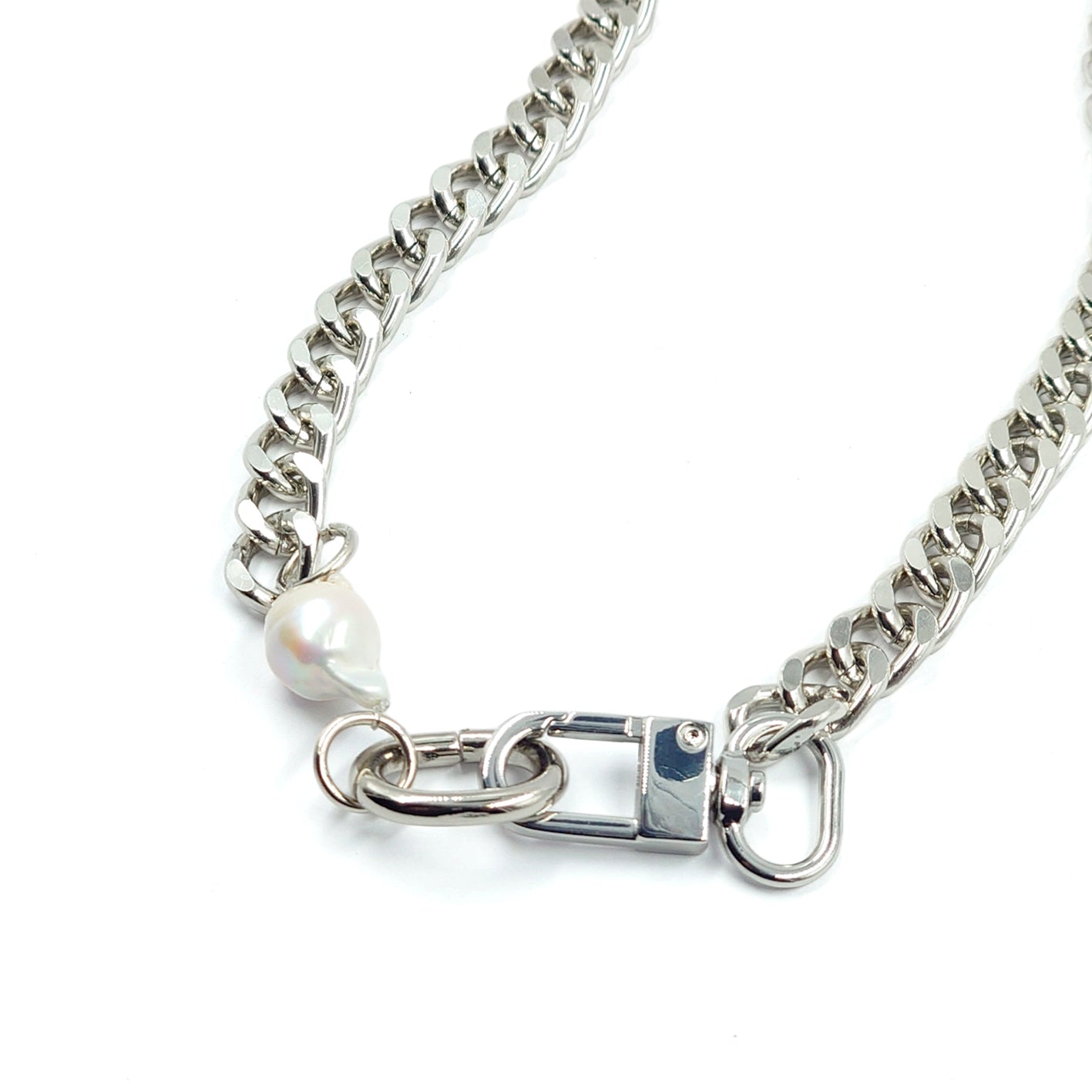 Pearl silver chain hotsell