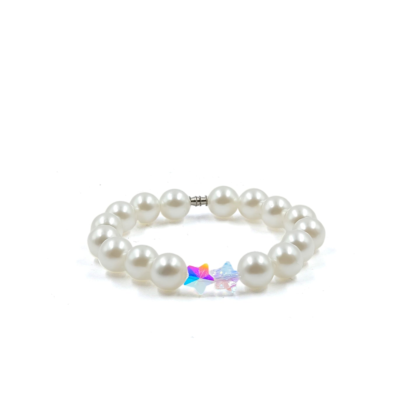 PULSERA PEARL SUNRISE STARS SWAROVSKI CRYSTALS