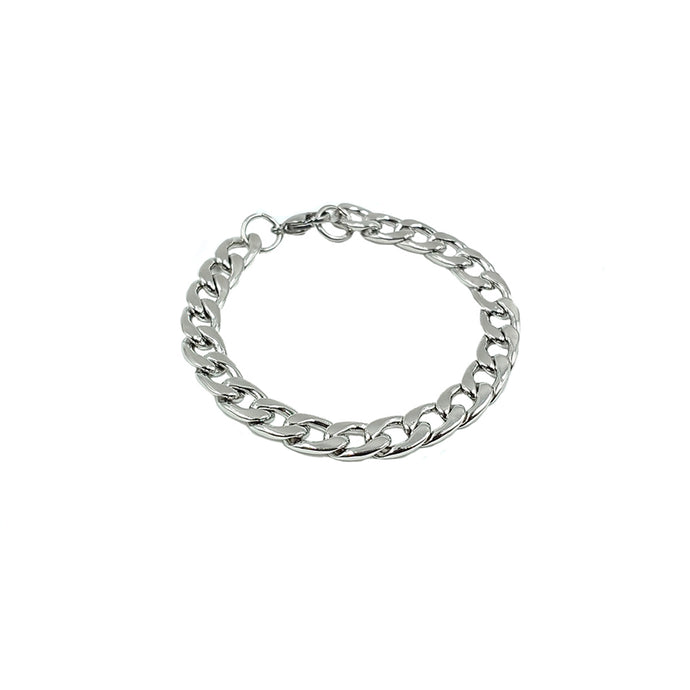PULSERA BRAZALETE SILVER STEEL