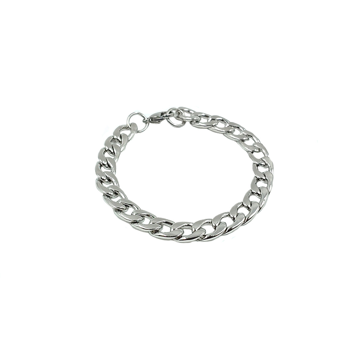 PULSERA BRAZALETE SILVER STEEL