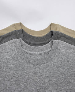 Camiseta Basica Premium Manga Larga Gray