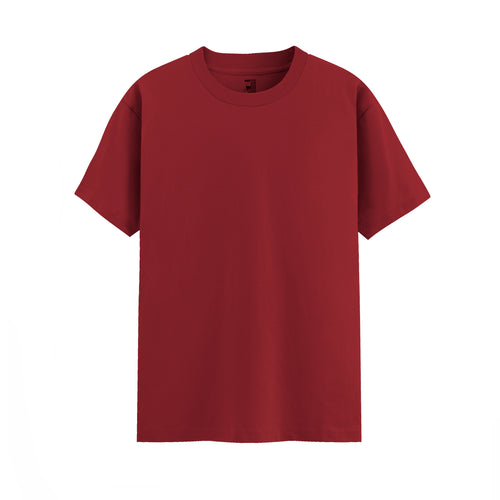 Camiseta Hombre Básica Premium Dark Ruby