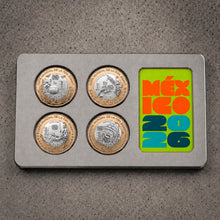 Cargar imagen en el visor de la galería, Collector Set Monedas oficiales conmemorativas MEXICO World Cup 2026™
