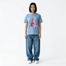 Cargar imagen en el visor de la galería, Camiseta Mujer Blue Strawberry Skull Ice Cream