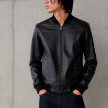Cargar imagen en el visor de la galería, Leather Jacket Spikes