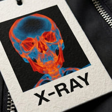 Cargar imagen en el visor de la galería, Bomber Jacket White Leather Skull