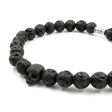 Cargar imagen en el visor de la galería, Pulsera Volcanica Cráneo Mini