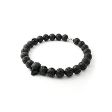 Cargar imagen en el visor de la galería, Pulsera Volcanica Cráneo Mini