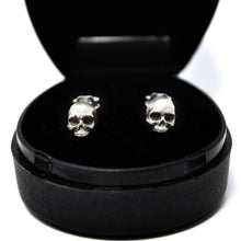 Cargar imagen en el visor de la galería, ARETES CRÁNEO PLATA 925