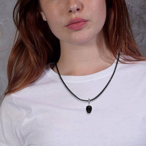 COLLAR MUJER YET BLACK CRÁNEO DE CRISTAL SWAROVSKI®