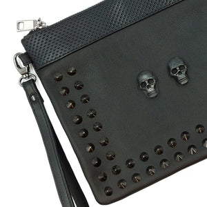 BOLSA CUERO SKULL SPIKE