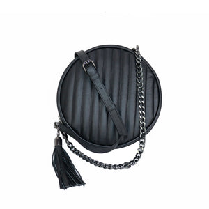 BOLSA CUERO FANTASY METALLIC SKULL