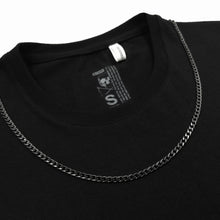 Cargar imagen en el visor de la galería, COLLAR CADENA STEEL BLACK THIN