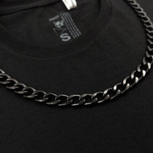 Cargar imagen en el visor de la galería, COLLAR CADENA STEEL BLACK
