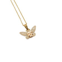 Cargar imagen en el visor de la galería, COLLAR BUTTERFLY ACERO CRÁNEO INCRUSTADO