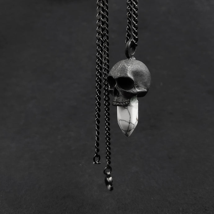 COLLAR SKULL QUARTZ
