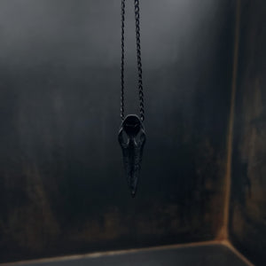 COLLAR ACERO CUERVO BLACK