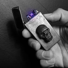 Cargar imagen en el visor de la galería, ENCENDEDOR ELECTRICO CRÁNEO METALICO