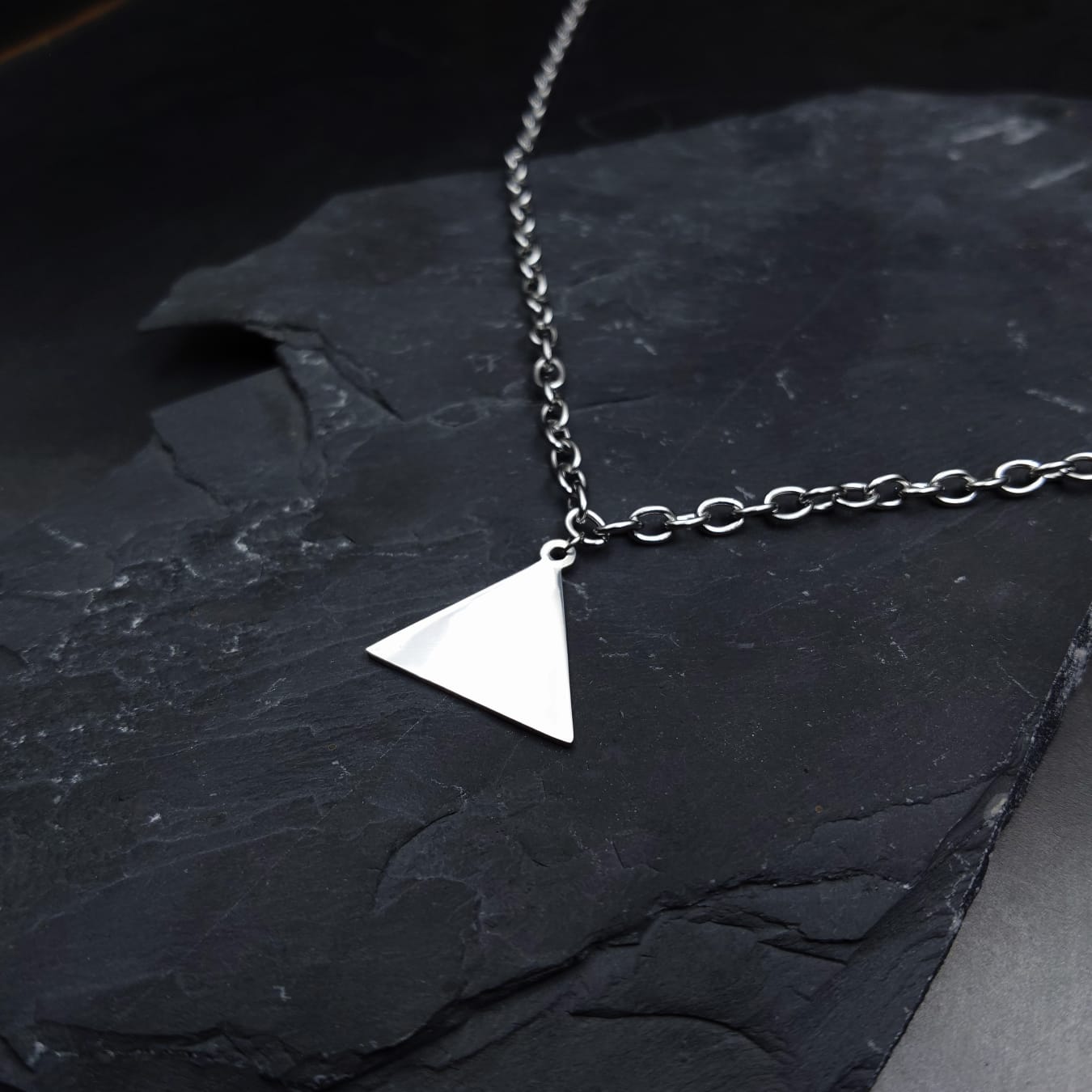 COLLAR ACERO SILVER TRIANGLE