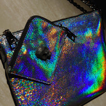 Cargar imagen en el visor de la galería, BOLSA Y MONEDERO DE CUERO TORNASOL