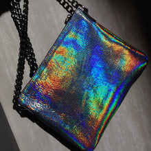 Cargar imagen en el visor de la galería, BOLSA Y MONEDERO DE CUERO TORNASOL