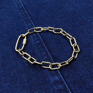 PULSERA ACERO BROCHE