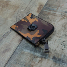 Cargar imagen en el visor de la galería, CARTERA MONEDERO CUERO MILITAR