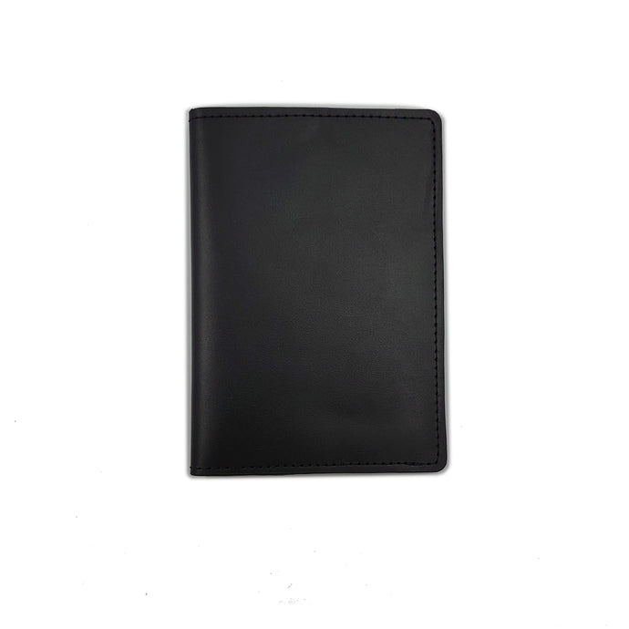 Porta Pasaporte Cuero Black