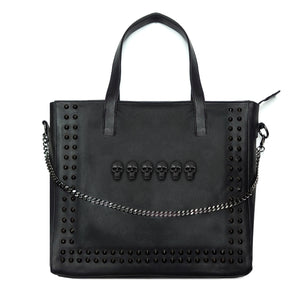BOLSA CUERO SPECIAL SKULL SPIKE