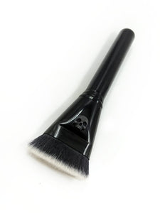 BROCHA NEGRA PLANA PARA MAQUILLAJE