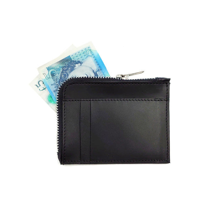 Cartera Cuero Cierre